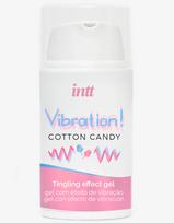 intt aromatizuotas bučiuojamasis stimuliuojantis gelis (15 ml) - Cukraus vata