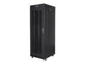 LANBERG free standing rack 19inch cabinet 37U 600x800 mesh door LCD flat pack black