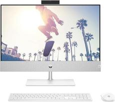 Pavilion All in One PC | 23,8 colių IPS FHD jutiklinis ekranas | Intel Core i7-13700T | 16GB DDR4 RAM | 1 TB SSD | NVIDIA GeForce RTX 3050 | 5 MP infraraudonųjų spindulių kamera | Windows 11 Home | QWERTZ klaviatūra | Balta