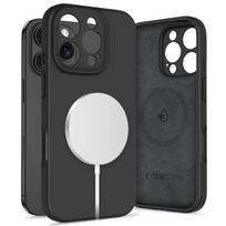 Tech-Protect Liquid Silicone MagSafe iPhone 16 Pro case - Black - 322565