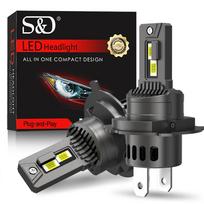2 vnt. 30000LM Canbus H4 LED priekinių žibintų lemputės 9003 HB2 lempa tolimųjų artimųjų šviesų automobilių žibintų turbo LED motociklo priekinis žibintas Auto Moto Lamp 6500K 12V