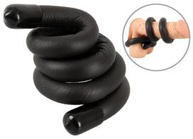 Bad Kitty Bendable Cock & Ball Ring Black