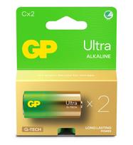GP ULTRA ALKALINE C/LR14  Battery. 2-Pack