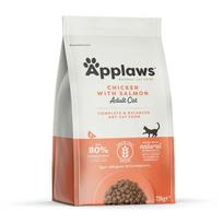 Applaws Adult Cat sausas pašaras su vištiena ir lašiša katėms, 7.5 kg
