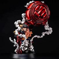 Anime „One Piece“ figūrėlė, didelė ranka, Luffy GK Wano šalis, didžioji beždžionių karaliaus PVC kilnojamoji lėlė, statula, modelio kolekcija, žaislas