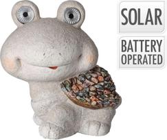 LED lauko šviestuvas - dekoracija VĖŽLYS, įkraunama saulės energija, 25x16x27cm