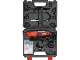 YATO YT-82077 rotacinis įrankis gręžimui šlifavimui graviravimui ir poliravimui su LED 130W 10000-35000aps./min priedų rinkinys