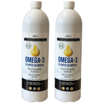 LAB-V Omega-3 lašišų aliejus šunims ir katėms 2x1l
