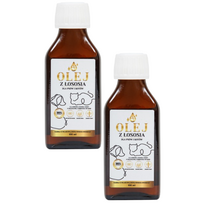 Lab-V 100% lašišų aliejus įvairaus amžiaus šunims ir katėms 2x100ml šalto spaudimo