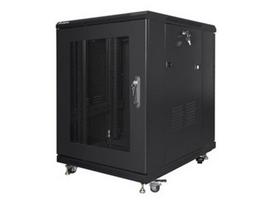 LANBERG free standing rack 19inch cabinet 15U 600x800 mesh door flat pack black