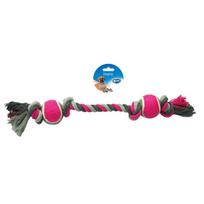Žaislas šunims Duvo+ 4 Knots Tennis Ball, įvairių spalvų