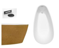 Vonia Besco Goya A-line Glam 160 Gold, su grafito spalvos sifono dangteliu