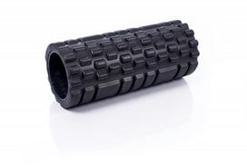 Masažinis jogos pilateso putų volelis Grid Roller, juodas