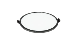 LED įleidžiamas apvalus juodo chromo rėmeliu Ø170mm 24W 2160lm 3000K IP44