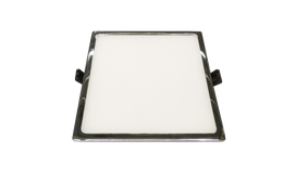 LED įleidžiamas kvadratinis juodo chromo rėmeliu 170x170mm 24W 2160lm 4000K IP44