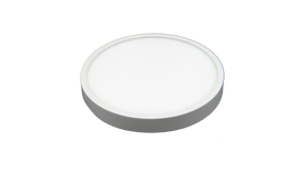 LED paviršinis apvalus balto aliuminio Ø140mm 12W 1080lm 4000K P44