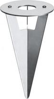Stainless steel 304 earth spike for the HELIA LED projector luminaire. Is used to easily mount the luminaire by inserting the spike into the ground. 228560 | 4024163172912