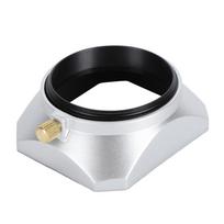 49 mm Objektyvo gaubtas Kvadratinis objektyvo gaubtas Atspalvio priedas Apsauga nuo saulės Skydelis skaitmeniniam fotoaparatui Sidabrinis black