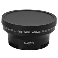 0.43x Metalinis Universalus Plataus Kampo Makro Konversinis Objektyvas 62 mm Filtro Diametro Fotoaparato Objektyvui