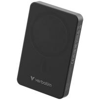 Verbatim Charge n Go Essentials 10000mAh Magnetic Wireless Power Bank, Black 32227