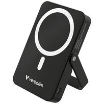 Verbatim Charge n Go 10000mAh Power Bank with Magnetic Wireless Charging Cradle, Black, Model 32264