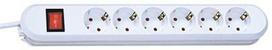 Bachmann 6-way Desk socket outlet,  screwed, 5m, 2-pole SMART 6x