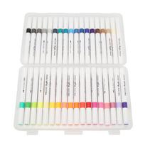 36 Colors Dual Brush Marker Pens Students Portable Watercolor Markers for Painting Drawing Coloring