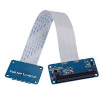 RGB LCD tvarkyklės plokštės rinkinys DPI tvarkyklė 50 kontaktų į 40 kontaktų adapterio plokštė Raspberry Pi