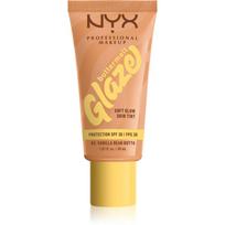 NYX Professional Makeup Buttermelt Glaze spindesio suteikiantis fluidas su atspalviu SPF 30 atspalvis 02 Vanilla Bean Butta 30 ml