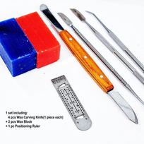1 rinkinys Dantų vaško drožinėjimo įrankių rinkinys Nerūdijančio plieno universalus rinkinys Dantų laboratorijos įrankis Vaško bloko drožinėjimo peilis Vaško drožinėjimo pozicionavimo liniuotė 1 set