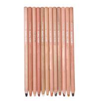12 spalvotų pieštukų su drožtuku Odos spalvos Profesionali Anti-Cracking Portretinė Pastelė beige