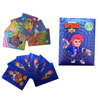 Brawl Stars kolekcinės žaidimo kortos 10 vnt. - rainbow