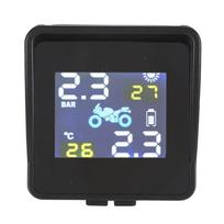Motociklo padangų slėgio stebėjimo sistema Saulės energijos TPMS Bluetooth LCD ekranas Padangų įspėjimo jutiklis skirtas