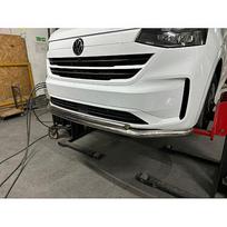 Priekinio bamperio apsauginė juosta/ lankas VOLKSWAGEN T7 TRANSPORTER, CARAVELLA, FORD CUSTOM 2023+