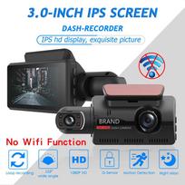 Nauja dvigubo objektyvo vaizdo kamera automobiliams Black Box HD 1080P automobilinis vaizdo įrašymo įrenginys su WIFI naktinio matymo G jutiklio kilpos įrašymo DVR automobilio kamera without WIFI