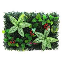 40x60cm dirbtinių augalų sienų plokštė Realistiška netikra žaluma žolės sienos fono dekoravimas vidaus lauko sodas privatumas kiemo gyvatvorės tvoros ekranas 40x60cm I