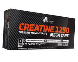 Kreatino monohidratas kapsulėse, Creatine 1250 Mega Caps, Olimp Nutrition  (31283005) 120caps