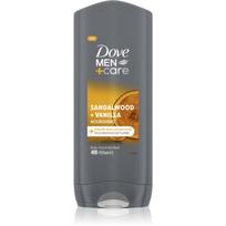 Dove Men+Care Sandalwood&Vanilla dušo želė veidui, kūnui ir plaukams vyrams 400 ml