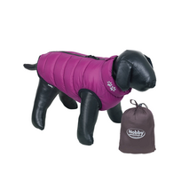 Nobby Light violetinė dvipusė striukė šuniui, 40 cm