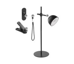 LED Pritemdomas įkraunamas stalinis šviestuvas magnetinis 4in1 LED/4,2W/3,7V 4000K juoda