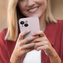 OEM dėklas, skirtas iPhone 7 / 8 / SE 2020 / SE 2022, silikoninis MagSafe dėklas (apsauga nuo kameros), rožinis