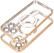 Dėklas Oem Case for iPhone 13 PRO Electro Mag Cover compatible with MagSafe auksinis