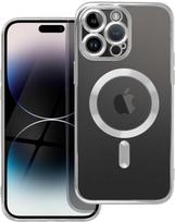 Dėklas Oem Case for iPhone 14 PRO MAX Electro Mag Cover compatible with MagSafe sidabrinis
