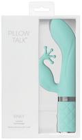 Pillow Talk Kinky - įkraunamas, 2 varikliukų G taško vibratorius (turkio spalvos)