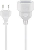 Goobay extension cable Schuko - IEC C7, 3 m, white (50507)