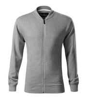 Vyriškas megztinis MALFINI Bomber 453 Dark gray melange 320 g/m²
