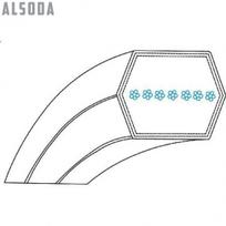 Dvipusis diržas AA102. Išorės ilgis:,2,680.8 mm,Plotis:,12.7 mm