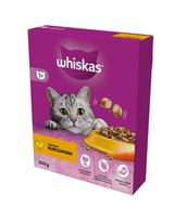 WHISKAS Adult 300 g sausas visavertis ėdalas su gardžia vištiena suaugusioms katėms
