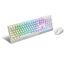 MSI | Vigor GK30 COMBO WHITE | Keyboard and Mouse Set | Wired | Mouse included | US | White