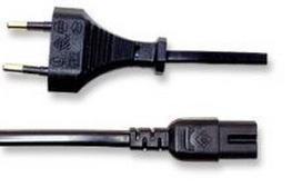Manhattan Power cable,  Euro – C7, 1.8m, 2 x 0.75mm, 339100, 766623339100